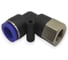 Фитинг цанговый угловой Контактная Механика G1/4, трубка 12мм KZPLF12-02G 4