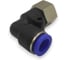 Фитинг цанговый угловой Контактная Механика G3/8, трубка 10мм KZPLF10-03G 1