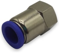 Фитинг цанговый прямой Контактная Механика 1/4, трубка 12мм KZPCF12-02P