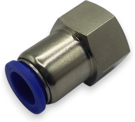 Фитинг цанговый прямой Контактная Механика G1/2, трубка 12мм KZPCF12-04G