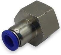 Фитинг цанговый прямой Контактная Механика 1/2, трубка 8мм KZPCF08-04P