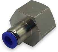 Фитинг цанговый прямой Контактная Механика 1/2, трубка 6мм KZPCF06-04P