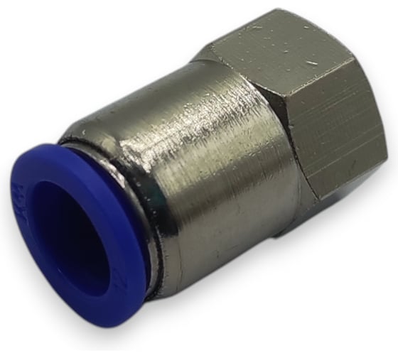 Фитинг цанговый прямой Контактная Механика G1/4, трубка 12мм KZPCF12-02G