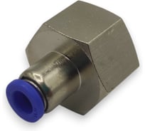 Фитинг цанговый прямой Контактная Механика G1/2, трубка 6мм KZPCF06-04G