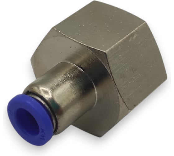 Фитинг цанговый прямой Контактная Механика G1/2, трубка 6мм KZPCF06-04G