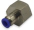 Фитинг цанговый прямой Контактная Механика G1/2, трубка 6мм KZPCF06-04G 1