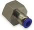 Фитинг цанговый прямой Контактная Механика G1/2, трубка 6мм KZPCF06-04G 2