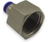 Фитинг цанговый прямой Контактная Механика G1/2, трубка 6мм KZPCF06-04G 4