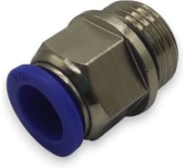 Фитинг цанговый прямой Контактная Механика G1/2, трубка 12мм KZPC12-04G