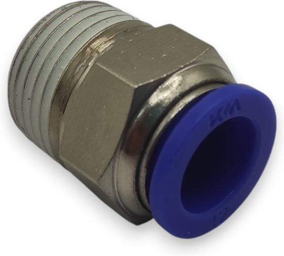 Фитинг цанговый прямой Контактная Механика 1/2, трубка 12мм KZPC12-04P