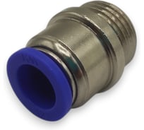 Фитинг цанговый прямой Контактная Механика G1/2, трубка 12мм KZPOC12-04G