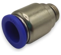 Фитинг цанговый прямой Контактная Механика G1/4, трубка 12мм KZPOC12-02G