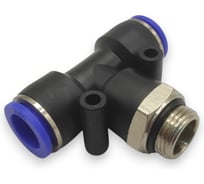 Фитинг-тройник Контактная Механика G3/8, трубка 12мм KZPB12-03G