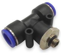 Фитинг-тройник Контактная Механика G1/8, трубка 12мм KZPB12-01G