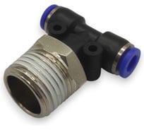 Фитинг-тройник Контактная Механика 1/2, трубка 6мм KZPB06-04P
