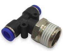 Фитинг-тройник Контактная Механика 1/2, трубка 8мм KZPB08-04P
