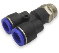 Тройник Контактная Механика Y-образный трубка 12мм, G1/2 KZPWT12-04G
