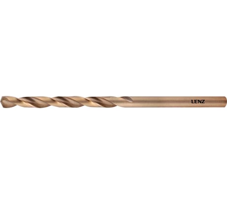 Спиральные сверла LENZ 3.2х36/65 мм, ц/х, HSSE-Co5, DIN 338, 10 шт LZST-01032