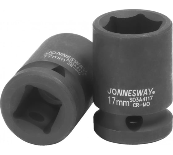 Торцевая ударная головка 1/2" DR Jonnesway 17мм S03A4117