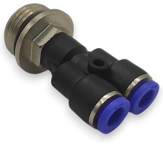 Тройник Y-образный Контактная Механика трубка 6мм, G1/2 KZPWT06-04G