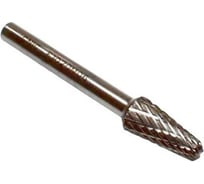 Борфреза гиперболическая со сферическим торцом F10 20М06 (10x20x6х65 мм; R=2.5 мм; Р6AМ5; Х-образная насечка) CNIC 63400