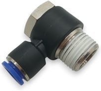 Фитинг угловой Контактная Механика трубка 10мм, 1/2 KZPH10-04P