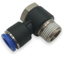 Фитинг угловой Контактная Механика трубка 10мм, 3/8 KZPH10-03P