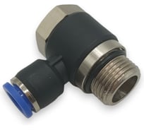 Фитинг угловой Контактная Механика трубка 8мм, G3/8 KZPH08-03G