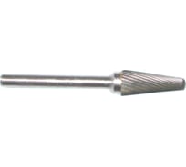 Борфреза твердосплавная сфероконическая L08 22М06 (8x22x6х65; 14 градусов; 1,4 спиральная насечка) CNIC 31200
