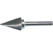 Борфреза твердосплавная коническая М16 25М06 (16x25x6х65 мм; 31 градус; спиральная насечка) CNIC 31218
