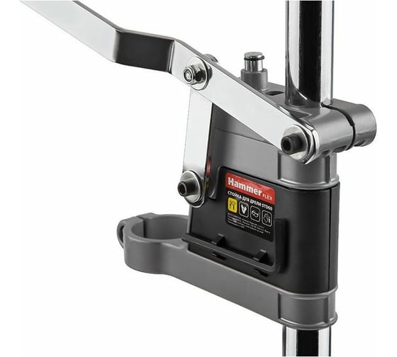 Стойка с тисками STD60 (высота 525 мм; шейка 43 мм; ход 60 мм) для дрели HAMMER 525105