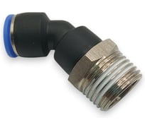 Фитинг цанговый угловой Контактная Механика 45,трубка 10мм, 1/2 KPL45 10-04