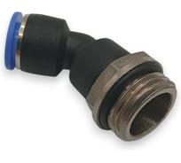 Фитинг цанговый угловой Контактная Механика 45,трубка 10мм, G1/2 KPL45 10-04G