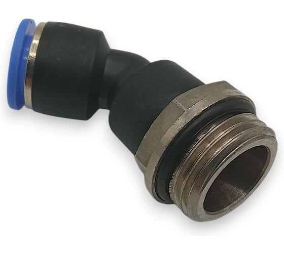 Фитинг цанговый угловой Контактная Механика 45,трубка 10мм, G1/2 KPL45 10-04G