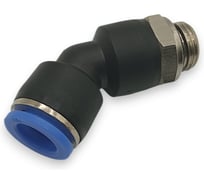 Фитинг цанговый угловой Контактная Механика 45,трубка 10мм, G1/4 KPL45 10-02G