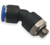 Фитинг цанговый угловой Контактная Механика 45,трубка 10мм, G1/8 KPL45 10-01G