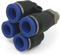 Фитинг четверик Контактная Механика трубка 8мм, 1/8 KFPXT08-01