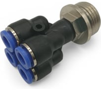 Фитинг четверик Контактная Механика трубка 6мм, G1/2 KFPXT06-04G