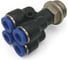 Фитинг четверик Контактная Механика трубка 6мм, G3/8 KFPXT06-03G 1