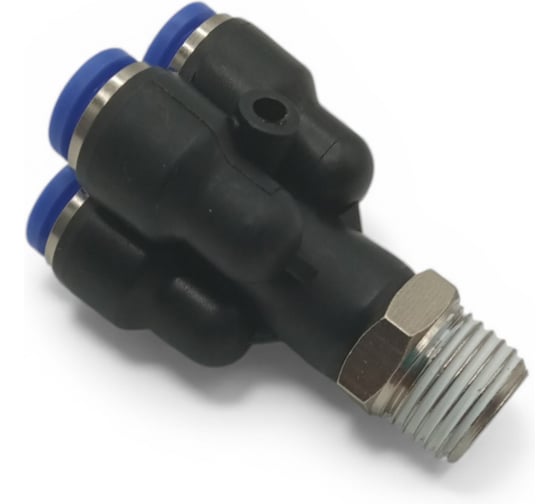 Фитинг четверик Контактная Механика трубка 6мм, 1/4 KFPXT06-02