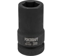 Головка ударная глубокая Forcekraft 1, 30мм (6гр) FK-48510028(57414)