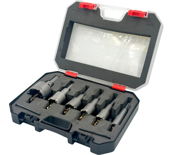 Набор твердоспланых коронок Skole (K9) 16-35мм (6 коронок), эконом K9-6PCB