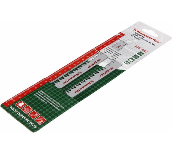 Полотно по дереву Flex 225-002 S1531L (2 шт; 240x19x1.5 мм) для сабельных пил Hammer 58754