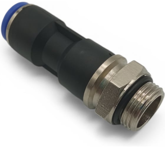 Фитинг прямой поворотный Контактная Механика трубка 10мм, G3/8 KRPC10-03G