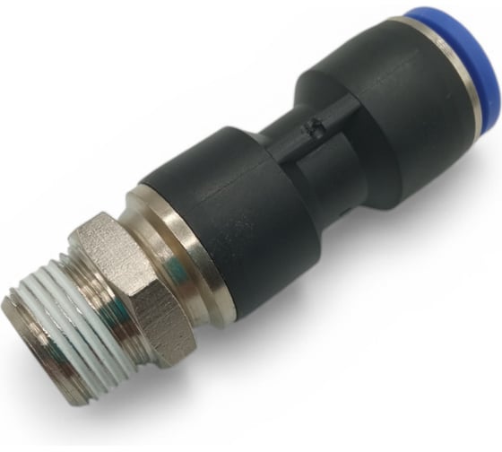 Фитинг прямой поворотный Контактная Механика трубка 12мм, 3/8 KRPC12-03