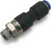 Фитинг прямой поворотный Контактная Механика трубка 6мм, 1/8 KRPC06-01