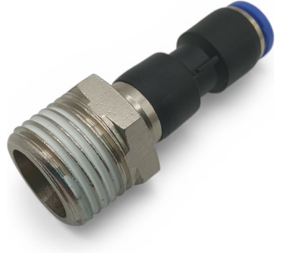 Фитинг прямой поворотный Контактная Механика трубка 8мм, 1/2 KRPC08-04