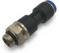 Фитинг прямой поворотный Контактная Механика трубка 8мм, G1/4 KRPC08-02G