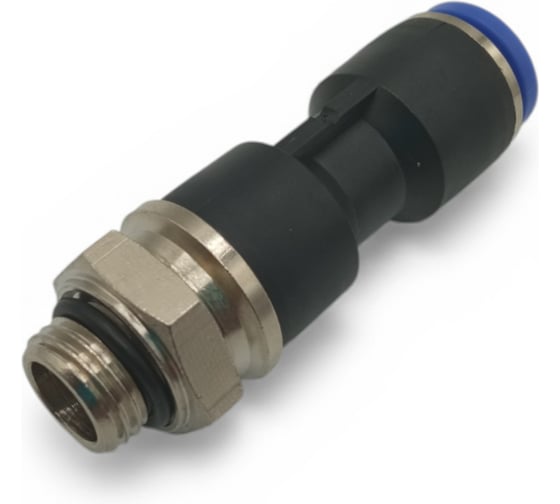 Фитинг прямой поворотный Контактная Механика трубка 8мм, G1/4 KRPC08-02G