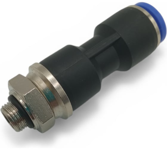 Фитинг прямой поворотный Контактная Механика трубка 10мм, G1/8 KRPC10-01G